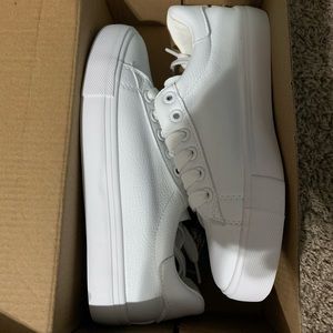 White sneakers